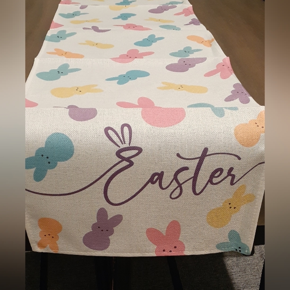 Easter Bunny Table Runner 13x71
